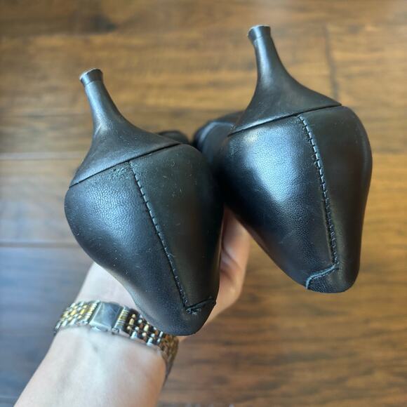 Vionic Women's Minnie Mary Jane Kitten Heels Black Leather Sz 7.5 Pointed Toe - Picture 13 of 15